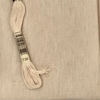 Zweigart Belfast linen 32 count Antique Ivory cross stitch counted thread embrdr