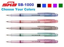SKB Soft Ink Pens 0.5mm SB-1000 Black Blue Purple Red CHOOSE YOUR COLORS Artist