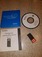 Socket SDIO Wireless LAN Card 802.11b with Installation CD  Instruction Manual