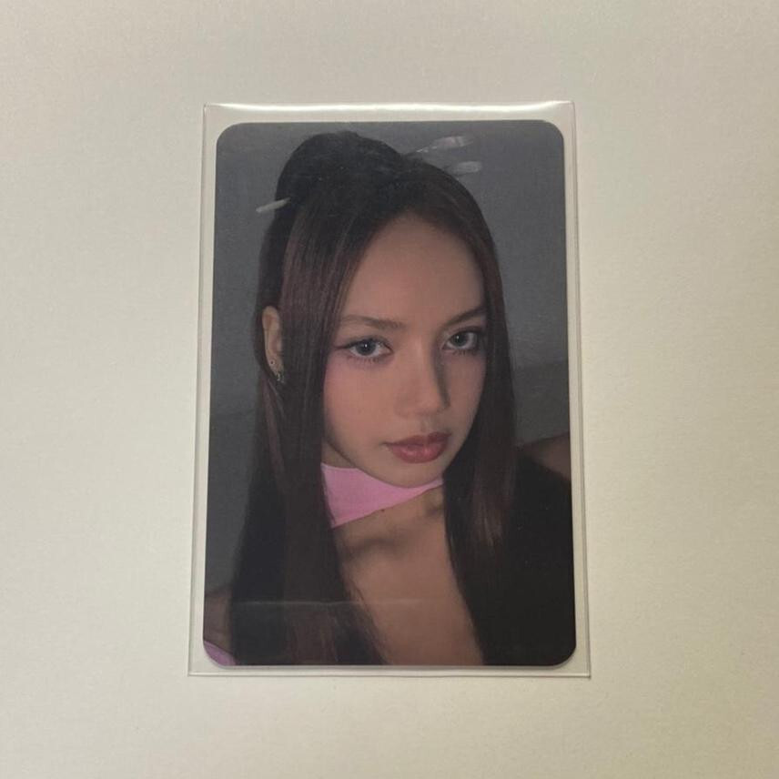 BLACKPINK BORN PINK CDプレーヤー　トレカ BLACKPINK Lisa Official Born Pink CD Player Ver Photocard