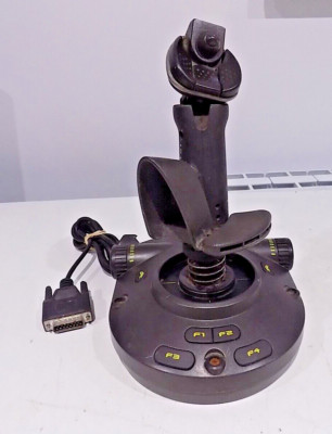 Saitek Cyborg 3D Digital Joystick Vintage PC Anschluss UNGETESTET Verkauf als ERSATZTEILE