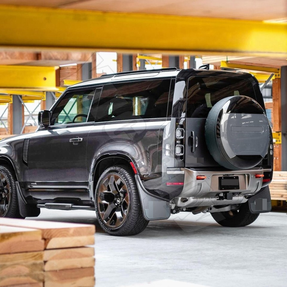 Eiger Grey Spare Tire Wheel Cover for Defender 110 90 130 20202025