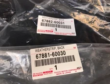 TOYOTA Genuine OEM Land Cruiser Barn Door Weatherstrip Seal Kit Right & Left