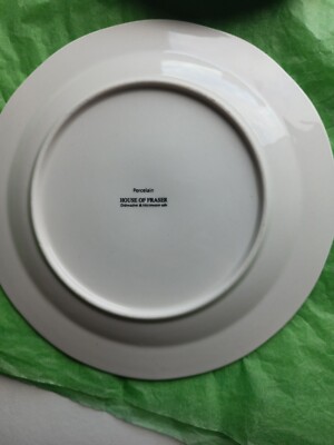 House of Fraser plates X Blue rose UK
