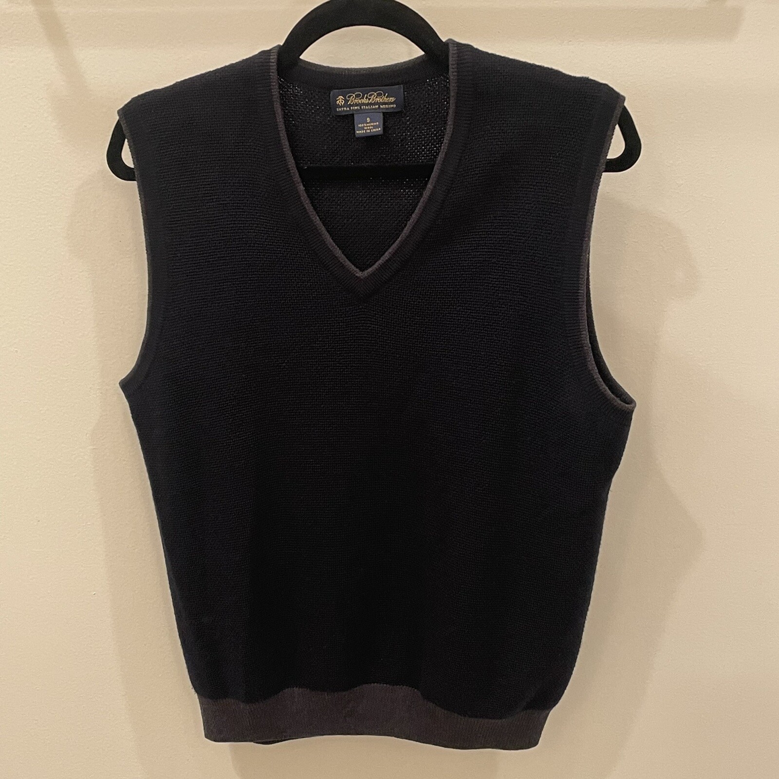 Fine Italian Merino Wool Vest Mens 