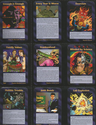 Assassins 50 Common Set ILLUMINATI INWO Card Game 'Enough is