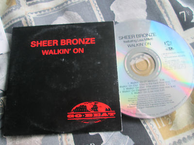 Sheer Bronze Feat. Lisa Millett   Walkin' On Go! Beat  GOLCD 115 Promo CD Single