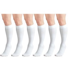 20-30 mmHg Compression Stockings for Men and Women, Knee High Length, Closed ...