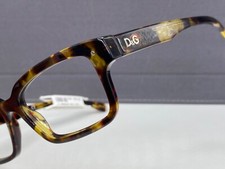 Dolce Gabbana Brille herren Damen Braun eckig schmal DG 1176 NP:158€