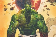 INCREDIBLE HULK AVENGERS MARVEL STRETCHED CANVAS WALL ART READY TO HANG CP219