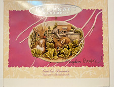 Hallmark Keepsake Ornament Garden Bunnies Spring Collections 1997  NEW in box