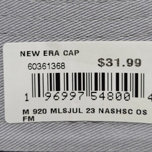 Nashville SC Hat Mens Womens New Era 9Twenty 2023 Americana Adjustable MLS - Picture 13 of 13