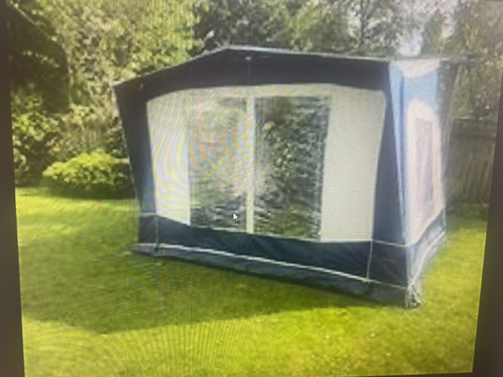 Bradcot Portico XL Porch Awning Blue/Grey in excellent condition. eBay