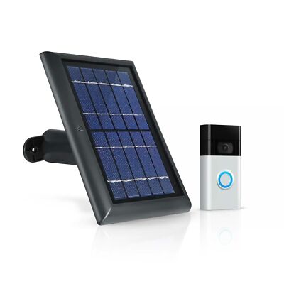 Wasserstein Solar Panel Compatible with Ring Video Doorbell (2nd