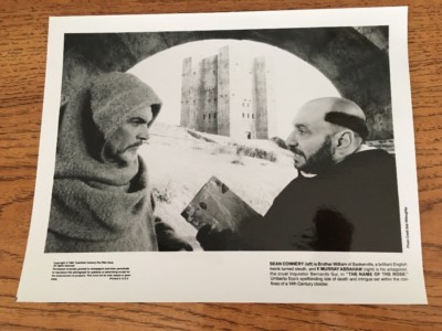 Press Photo Sean Connery & F.Murray Abraham 1986 The Name Of The Rose