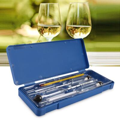 .+3X Hydrometerccuratelcohol Meter Vinometer Tester+Thermometer Gadget |DE| D E