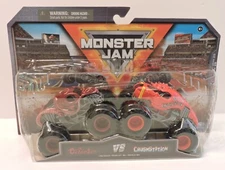 2023 MONSTER JAM TRUCKS 1:64 DOUBLES PACK - OCTON8ER vs CRUSHSTATION