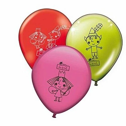 BEN AND HOLLY Birthday Party Latex Balloons (6 Pack)