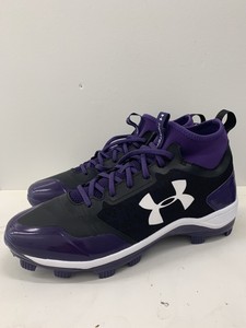 boys purple baseball cleats