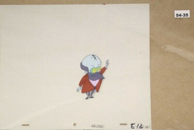 Beetlejuice Original Production Drawing And Cel 54-35 Used Cond.