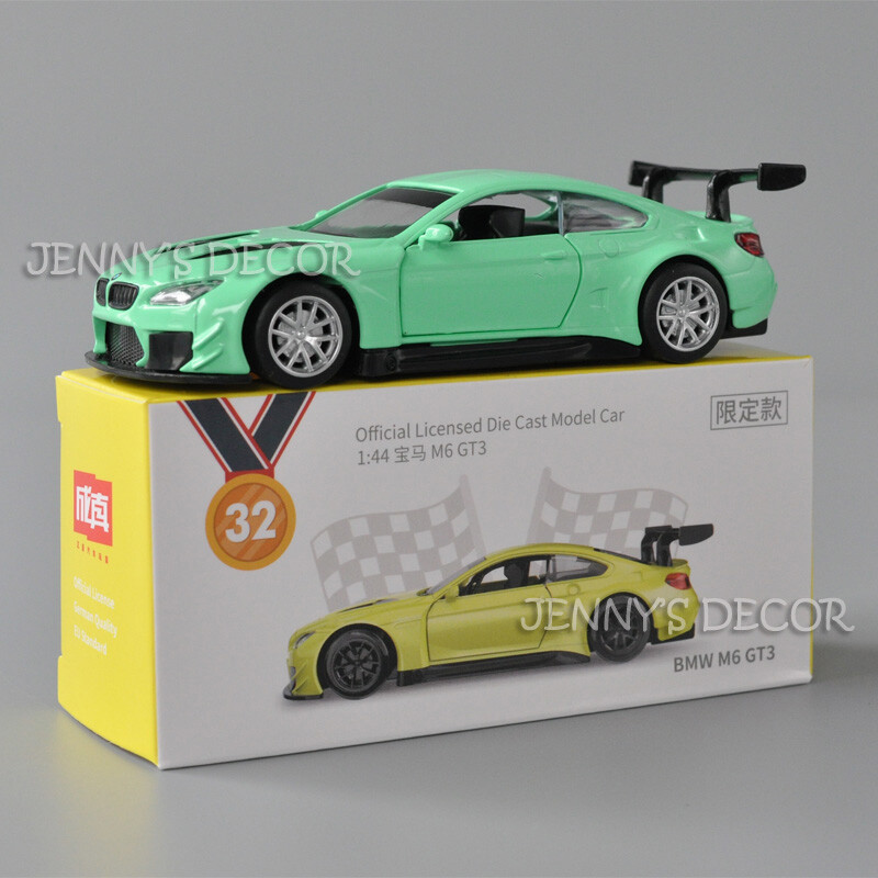 1:44 Scale Diecast Car Model Toy BMW M6 GT3 Miniature