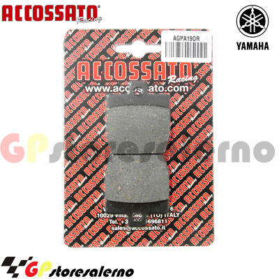 AGPA19OR ORGANIC REAR PADS RECESSED YAMAHA 50 AEROX 2010