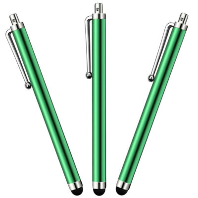 3-Pack HD Easy Glider Capacitive Stylus Pen Green