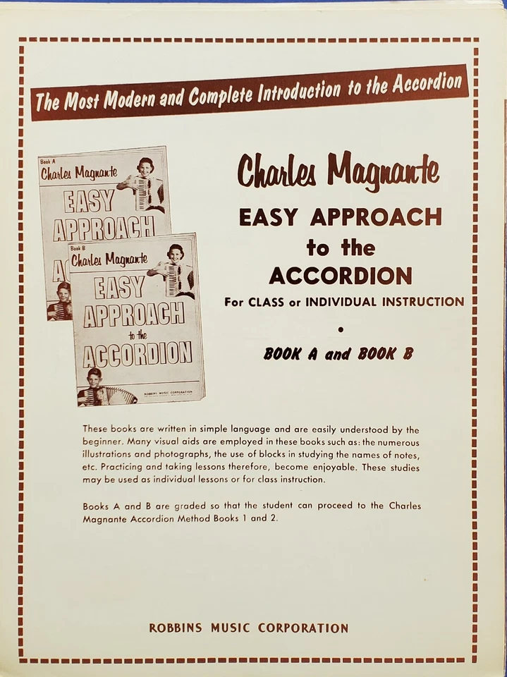 Accordion Transcriptions On The Trail Charles Magante Sheet Music Book - Image 3 of 3