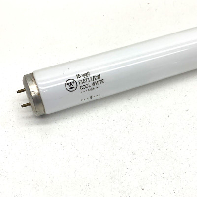 Westinghouse F15T12/CW Fluorescent 15W Lamp Light Bulb Cool White 18'' USA Made
