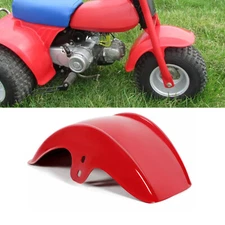 RED Front Fender Plastics Mud Flap guard Kit For Honda ATC70 ATC 70 1978-1985
