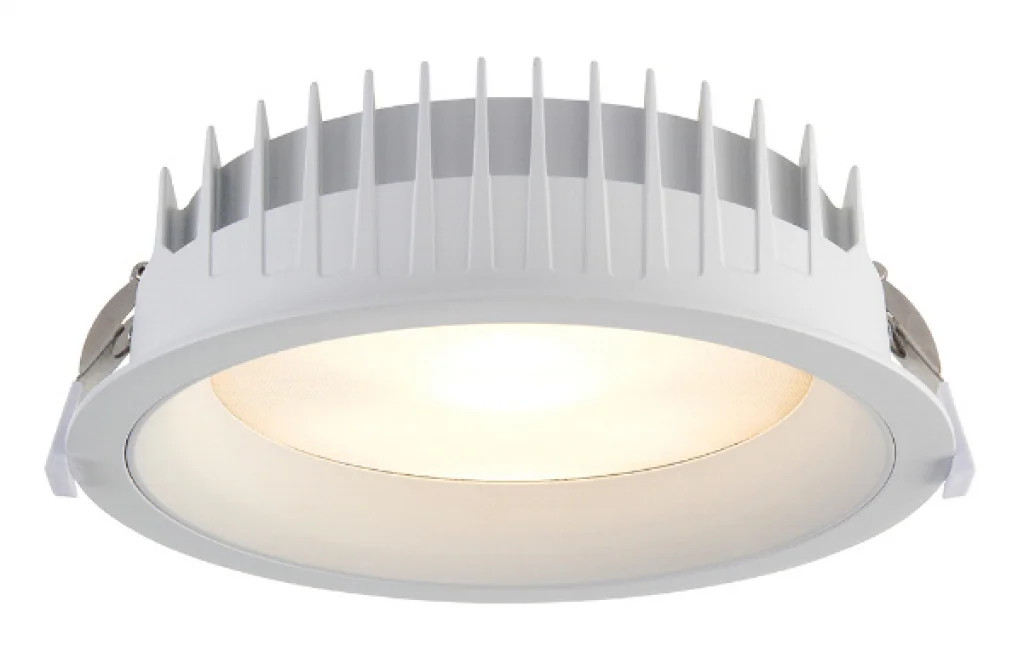 Downlight White Paragon 29w LED 220mm Non Dimmable IP54 3000K 4000K 6000K 4060lm