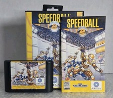 Speedball 2: Brutal Deluxe Sega Genesis 1991 Complete In Box CIB Tested Arena 