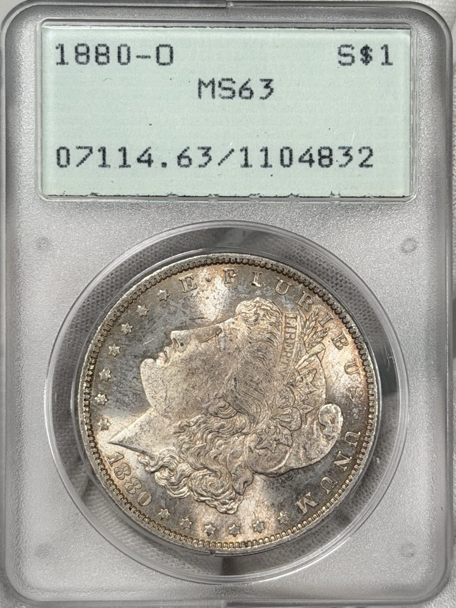 New Orleans Grade MS 63 1880 Year Morgan US Dollars (1878-1921