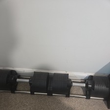 BRAINGAIN Adjustable Dumbbells Pair 32kg Each, 2kg Adjustable Increments