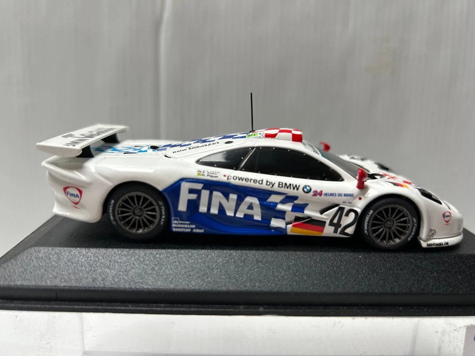 MINICHAMPS LM McLaren F1 GTR #42 Team BMW 24h Le Mans 1997 1/43 Voiture - Photo 4/4