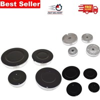 4-Piece Gas Hob Burner Set | 55mm, 75mm & 100mm | Compatible with Beko & Belling