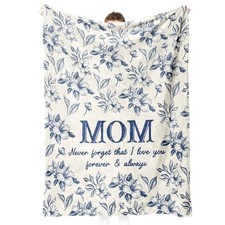 Gifts for Mom, Mom Birthday Gifts Blanket, Moms Gift from Daughter Son, I Love
