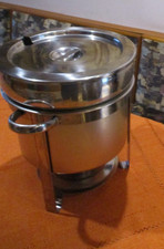 Chafing Dish RUND Speisenwärmer Warmhaltebehälter Suppenwärmer Wärmebehälter