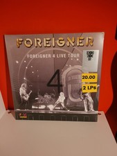SCHALLPLATTE...FOREIGNER.. 4 LIVE TOUR ...DOU...