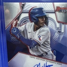 Topps 2025 Bowman's Best Yolfran Castillo Autograph Card #B25-YC Rangers