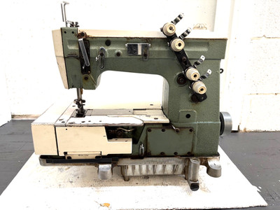 KANSAI SPECIAL 2 NEEDLE TANDEM NDL SEAT SEAMER  INDUSTRIAL SEWING MACHINE