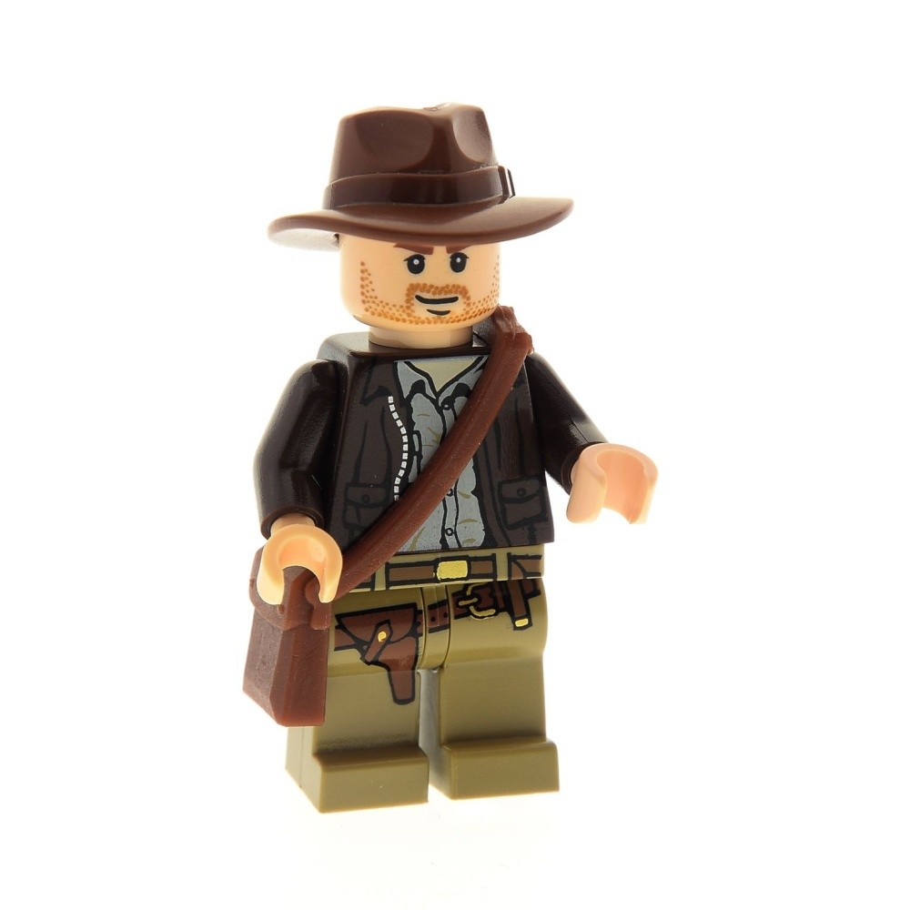 1X Lego Minifigure Indiana Jones Hat Fedora Bag 7620 61506 973pb0131 IAJ001