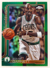 Kevin Garnett 2025-26 Topps Chrome 68/99 Green Basketball Celtics #247