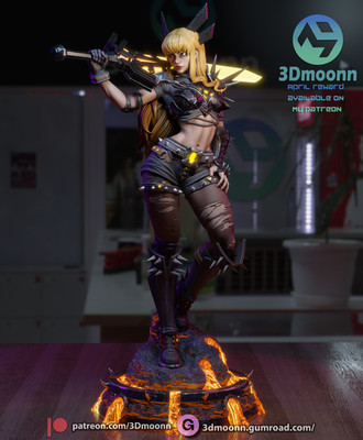 Magik- Marvel - Figure 3d Print Model kit unpainted unassembled
