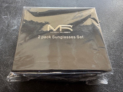 Mack Russo 2 PACK Sunglasses Set ( NEW NEVER WORN STILL IN BOX! )