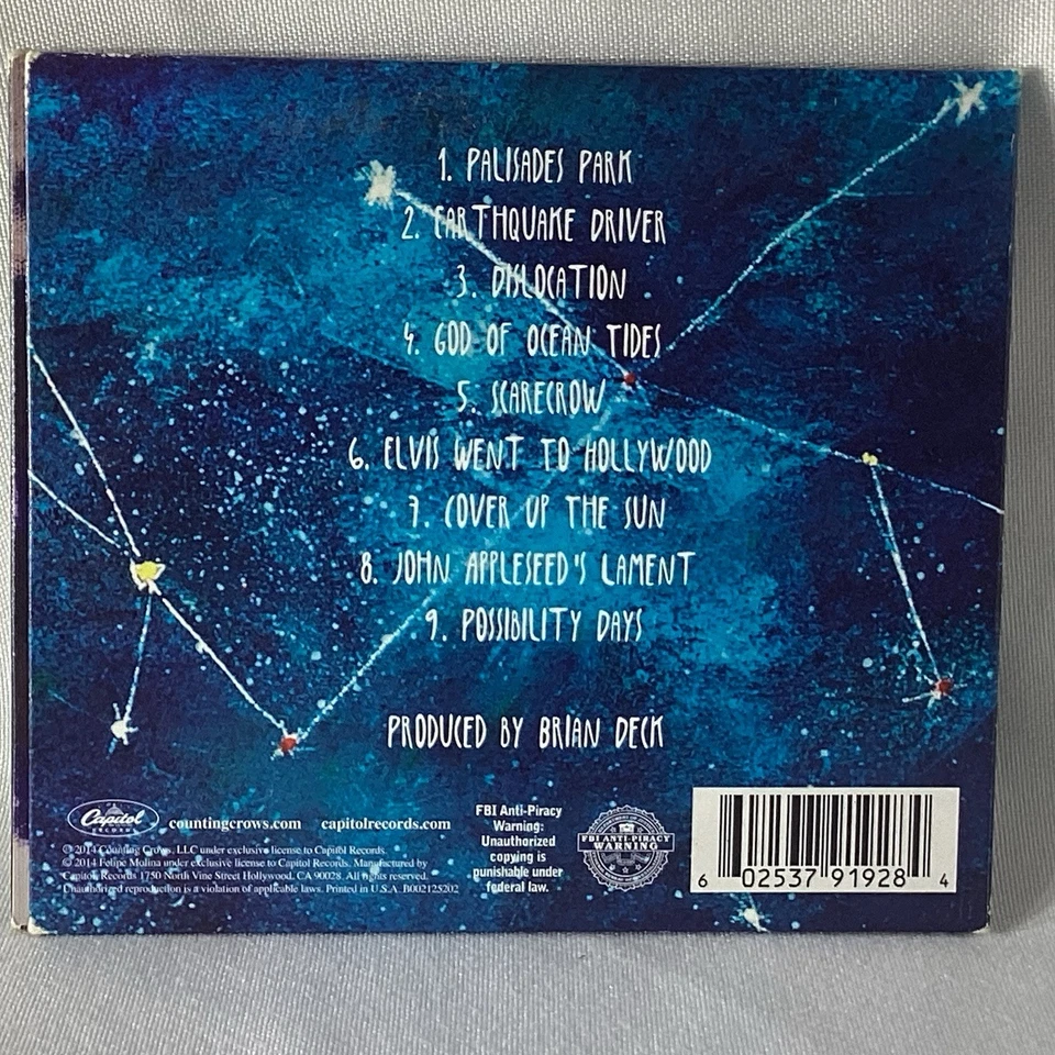 Counting Crows SomewhereUnderWonderlandCDAuthentic AutographCd By The Whole Band Foto 2 de 2