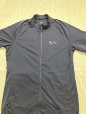 Rapha Womens Short Sleeve Cycling Core Jersey Size Large Full Zip Blue