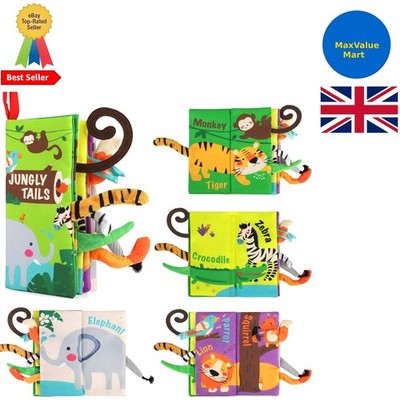 Babybücher, Touch and Feel Knitterstoffbücher für Babys, Baby Essentials Fo...