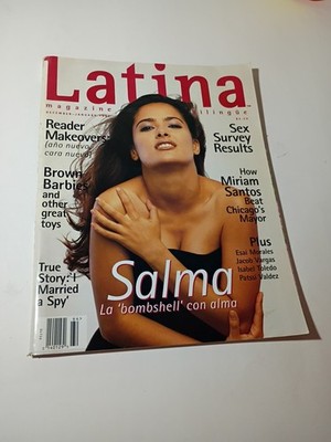December-January 1997 LATINA MAGAZINE, SALMA HAYEK Cover (Very RARE, HTF)  | eBay
