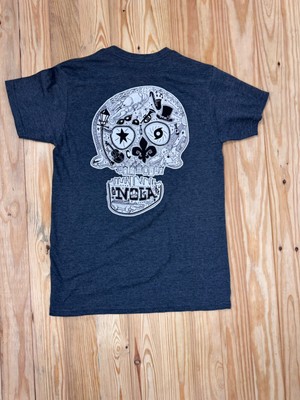 The Duck Company T Shirt Mens Small New Orleans Free Spirits  Blue Gray